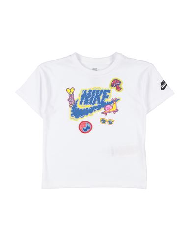 Nike Babies'  You Do You Ss Tee Toddler Boy T-shirt White Size 7 Cotton, Polyester