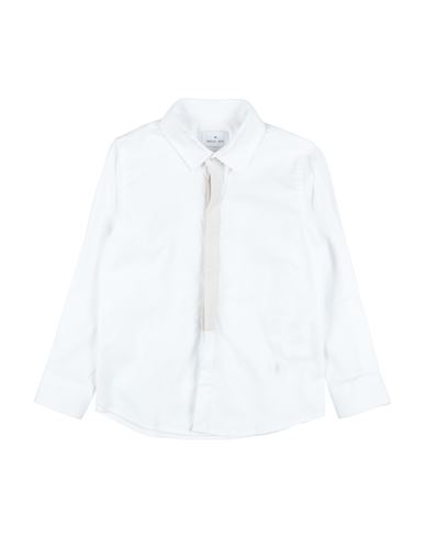 Shop Manuel Ritz Toddler Boy Shirt White Size 4 Cotton, Elastane