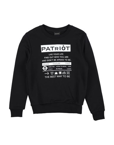 Shop Patriòt Toddler Boy Sweatshirt Black Size 6 Cotton, Elastane