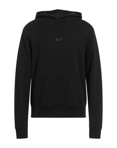 424 Fourtwofour Man Sweatshirt Black Size Xl Cotton