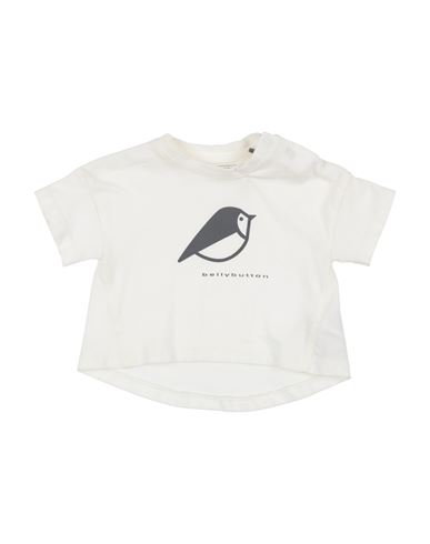 Shop Bellybutton Newborn Boy T-shirt White Size 0 Cotton, Elastane