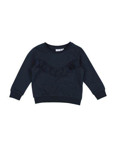 Name It® Babies' Name It Toddler Girl Sweatshirt Midnight Blue Size 5 Cotton, Polyester