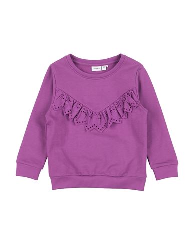 Name It® Babies' Name It Toddler Girl Sweatshirt Mauve Size 7 Cotton, Polyester In Purple