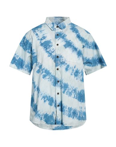 Kavu Man Shirt Slate Blue Size S Cotton, Polyester