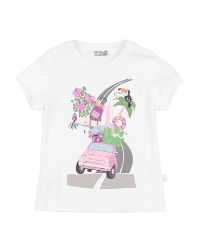 Shop Il Gufo Toddler Girl T-shirt White Size 5 Cotton