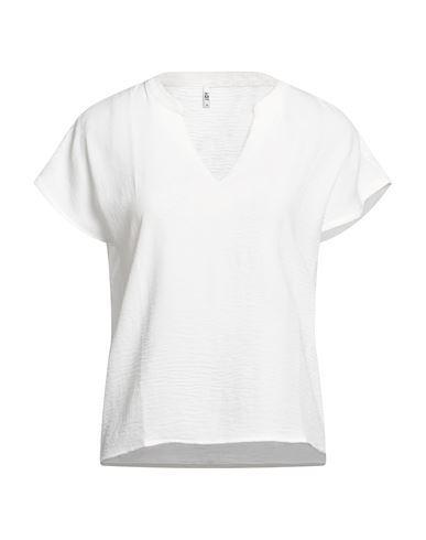 Jacqueline De Yong Woman Top Off White Size 10 Polyester