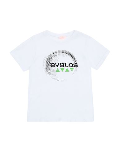 Byblos Toddler Boy T-shirt White Size 4 Cotton In White
