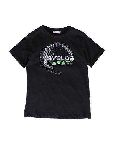 Shop Byblos Toddler Boy T-shirt Black Size 4 Cotton
