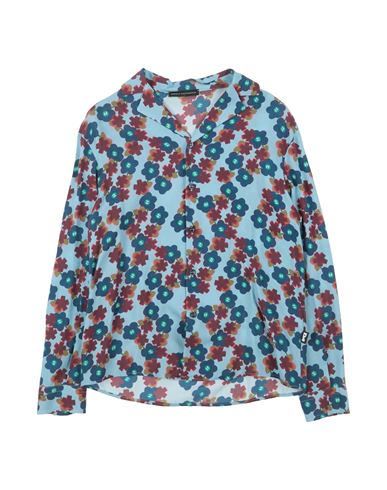 DANIELE ALESSANDRINI DANIELE ALESSANDRINI TODDLER BOY SHIRT SKY BLUE SIZE 4 VISCOSE 