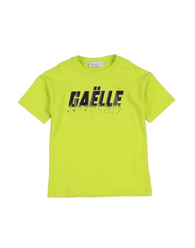 Shop Gaelle Paris Gaëlle Paris Toddler Girl T-shirt Acid Green Size 4 Cotton, Elastane