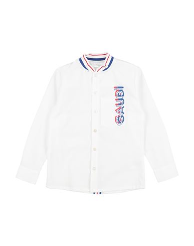 Shop Gaudì Toddler Boy Shirt White Size 6 Cotton