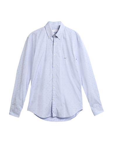 Etro Man Shirt Light Blue Size 15 Cotton