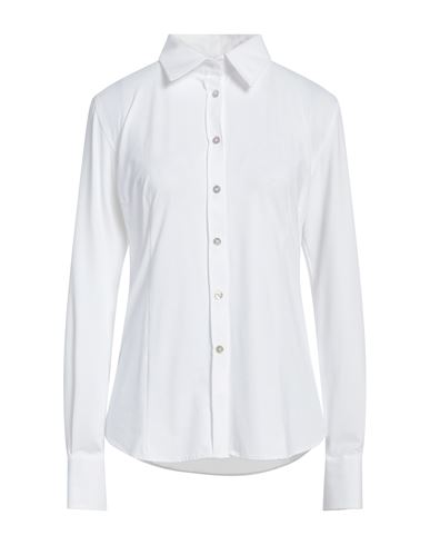 Rrd Woman Shirt White Size 6 Polyamide, Elastane