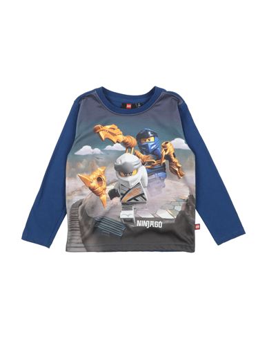 Lego Wear Babies'  Toddler Boy T-shirt Navy Blue Size 7 Polyester, Cotton