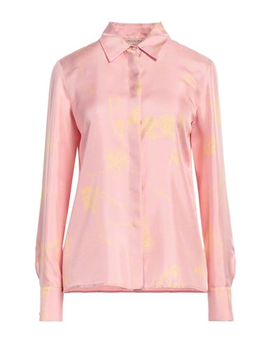 Emilio Pucci Woman Shirt Pink Size 6 Silk