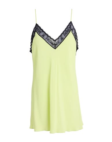 PATRIZIA PEPE PATRIZIA PEPE WOMAN TOP LIME GREEN SIZE 12 VISCOSE, COTTON, POLYAMIDE 