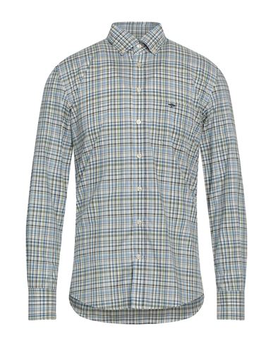 Fynch-hatton® Fynch-hatton Man Shirt Sage Green Size 3xl Cotton
