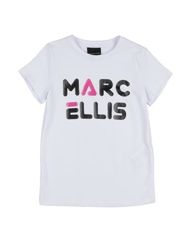 Marc Ellis Toddler Girl T-shirt White Size 6 Cotton, Elastane In White
