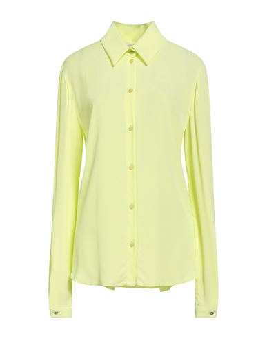 Patrizia Pepe Woman Shirt Lime Green Size 10 Viscose In Green