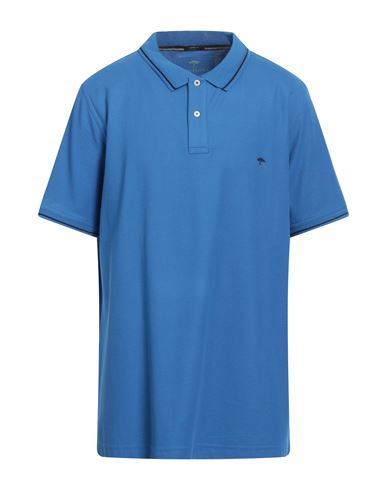 Fynch-hatton® Fynch-hatton Man Polo Shirt Blue Size 3xl Cotton