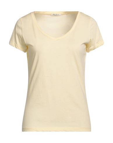 Stefan Brandt Woman T-shirt Light Yellow Size M Pima Cotton
