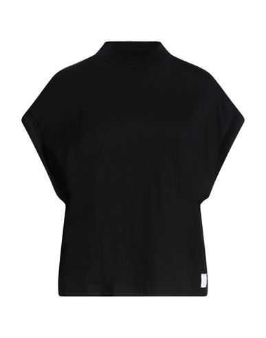 Shop Daniele Fiesoli Woman T-shirt Black Size 3 Cotton