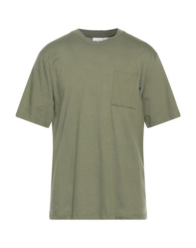 Shop Daily Paper Man T-shirt Military Green Size M Cotton