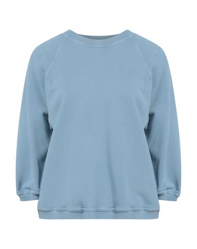 Rochas Woman Sweatshirt Light Blue Size Xs Cotton, Elastane