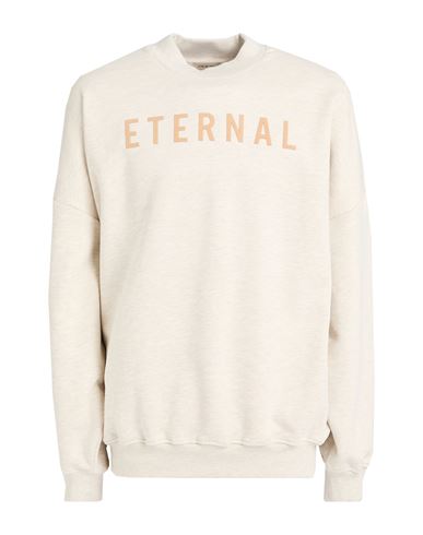 Fear Of God Man Sweatshirt Off White Size L Cotton, Lycra In Neutral