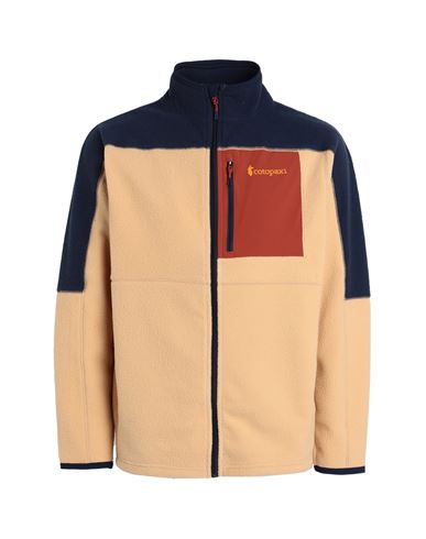Cotopaxi Abrazo Fleece Full-zip Jacket Man Sweatshirt Sand Size Xl Recycled Polyester In Beige