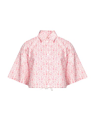 Moncler Pink Printed Shirt In F40 Pink Multi