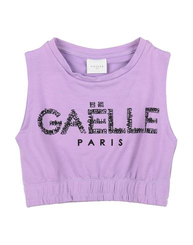 Shop Gaelle Paris Gaëlle Paris Toddler Girl T-shirt Lilac Size 6 Cotton, Elastane In Purple