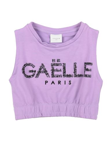 GAELLE PARIS GAËLLE PARIS TODDLER GIRL T-SHIRT LILAC SIZE 6 COTTON, ELASTANE 