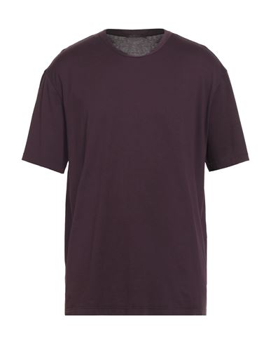 Ten C Man T-shirt Plum Size Xl Cotton In Brown