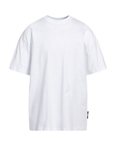 Msgm Man T-shirt White Size L Cotton