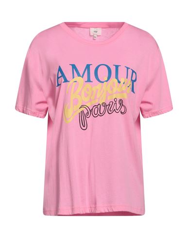 Shop Ange An'ge Woman T-shirt Pink Size M/l Cotton, Modal