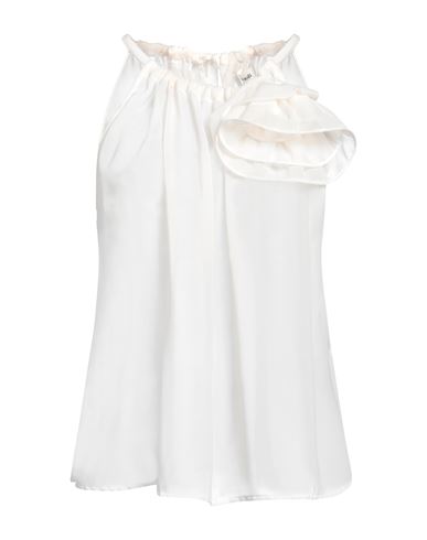 Suoli Woman Top White Size 4 Polyester