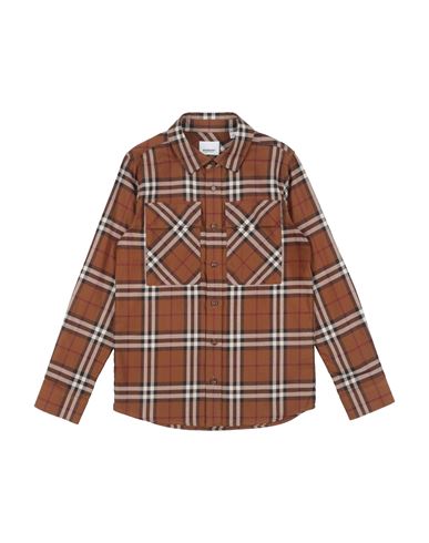 Burberry Babies'  Toddler Boy Shirt Brown Size 6 Cotton