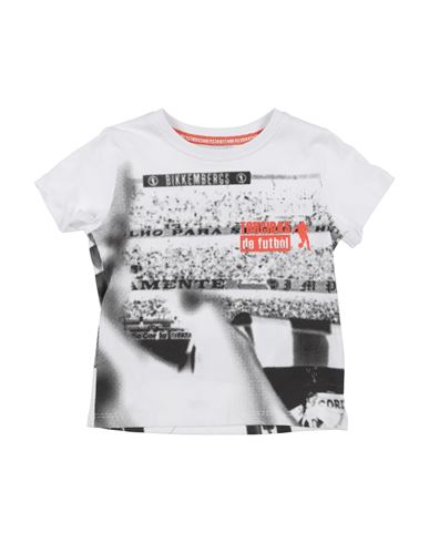 Bikkembergs Toddler Boy T-shirt White Size 5 Cotton In White