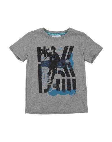 Bikkembergs Toddler Boy T-shirt Grey Size 4 Cotton In Grey