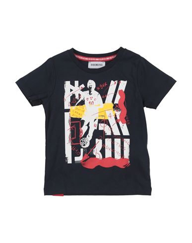 Bikkembergs Toddler Boy T-shirt Midnight Blue Size 5 Cotton In Blue