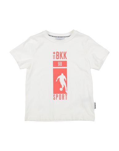 Shop Bikkembergs Toddler Boy T-shirt White Size 5 Cotton