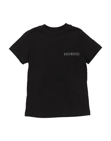 Bikkembergs Toddler Boy T-shirt Black Size 5 Cotton In Black