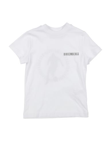 Bikkembergs Toddler Boy T-shirt White Size 5 Cotton In White