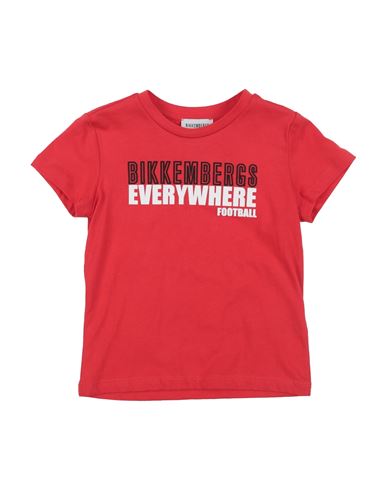 Bikkembergs Toddler Boy T-shirt Red Size 4 Cotton In Red