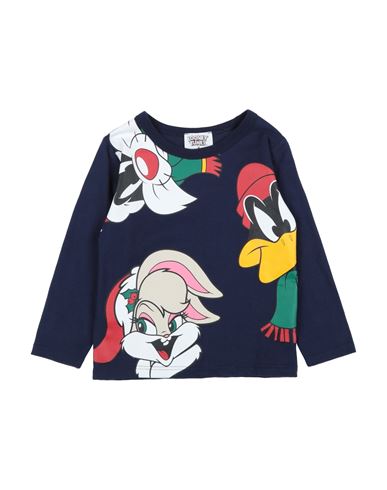 Marc Jacobs Babies'  Toddler Girl T-shirt Navy Blue Size 5 Cotton