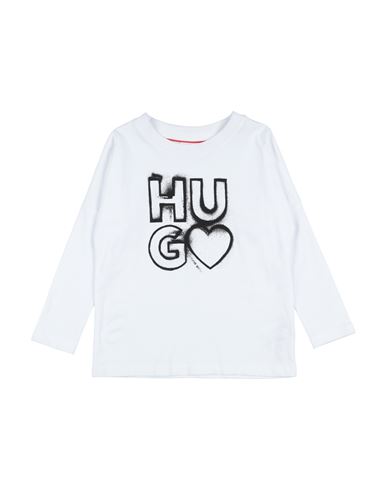 Hugo Babies'  Toddler Girl T-shirt White Size 6 Cotton, Elastane