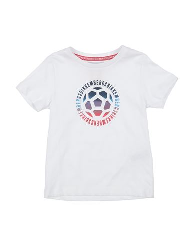 Bikkembergs Toddler Boy T-shirt White Size 5 Cotton In White