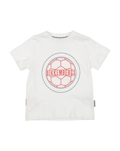 Bikkembergs Toddler Boy T-shirt White Size 5 Cotton In White
