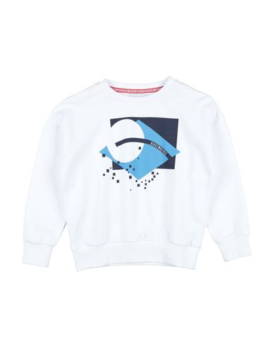 Shop Bikkembergs Toddler Boy Sweatshirt White Size 5 Cotton
